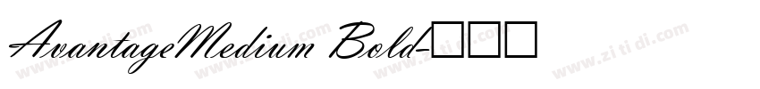 AvantageMedium Bold字体转换